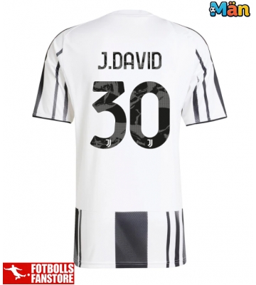 Juventus Jonathan David #30 Hemmatröja 2025-26 Kortärmad